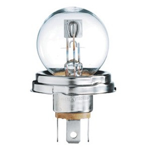 Lampe phare 24V - 50/55 w blanche culot europeen P45